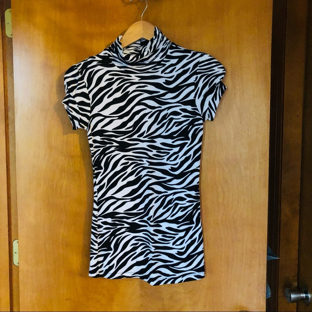 Animal print jersey